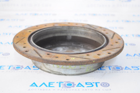 Rear left brake disc for Lexus IS 14-15 with perforation