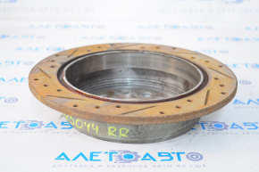 Rear right brake disc for Lexus IS 14-15 with perforation