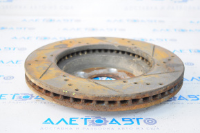 Front right brake disc for Lexus IS 14-23 with perforation 300/28 mm