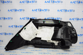 Left arch trim for Nissan Rogue 14-18 black for 2 rows