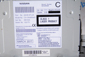 Radio tape recorder Nissan Rogue 14-17 S SV