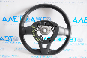 Naked steering wheel Nissan Rogue 17-20 leather black