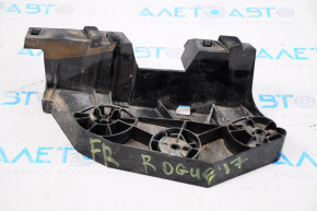 Front bumper mount for headlight right Nissan Rogue 17-20