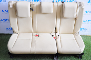 Rear row of seats 3 row Toyota Highlander 14-18 leather beige