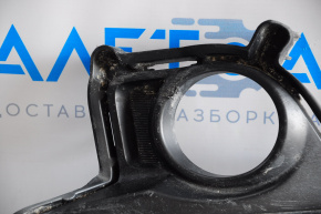 Front bumper grille left Toyota Highlander 14-16 under fog light without bracket, worn