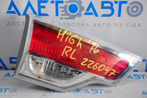 Light inside tailgate left Toyota Highlander 14-16 DEPO, no studs