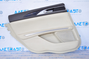 Door trim card rear left Lincoln MKZ 13-15 beige