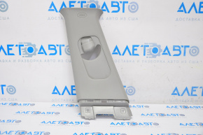 Center pillar trim upper belt left Kia Optima 11-15 gray, scratches