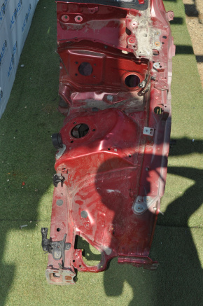 Front right quarter Lexus IS 14-20 red