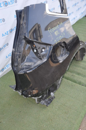 Quarter wing rear right Nissan Rogue 14-20 black, dented