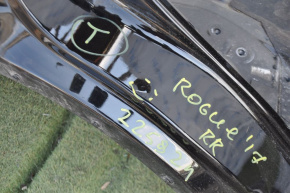 Quarter wing rear right Nissan Rogue 14-20 black, dented