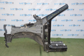Quarter front left Nissan Rogue 14-20 black