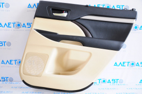 Door trim card rear right Toyota Highlander 14-16 beige