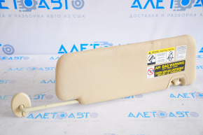 Left visor Toyota Highlander 14-19 beige