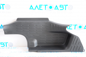 Rear right door sill plate for Toyota Highlander 14-19, black
