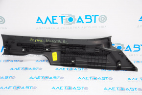Door sill trim rear left VW Atlas 18-24 black, worn