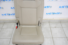 Rear row of seats left 3rd row VW Atlas 18-20 leather, gray
