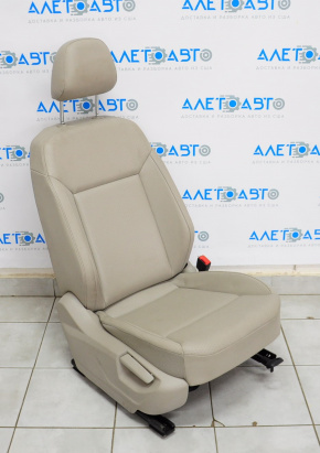Passenger seat VW Atlas 18-18 with airbag, heated, fur, leather gray