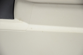 Central console armrest and cup holders VW Atlas 18-23 leather, gray, scratches
