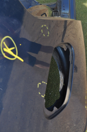 Quarter wing rear right VW Golf 15-17 5d blue, pokes