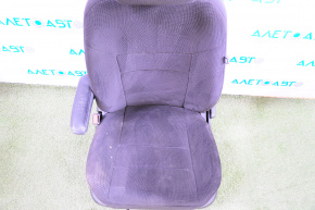 Driver's seat Dodge Grand Caravan 11-14 cloth, black, mechanical adjustment, without airbag, def armrest
