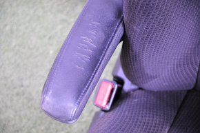 Driver's seat Dodge Grand Caravan 11-14 cloth, black, mechanical adjustment, without airbag, def armrest