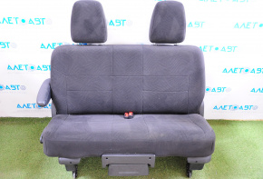 Rear row of seats 2 row Dodge Grand Caravan 11-14 cloth, black