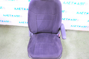 Passenger seat Dodge Grand Caravan 11-14 cloth, black, mechanical adjustment, without airbag