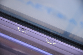 Molding door-glass central rear right Dodge Grand Caravan 11-20 black, cracks