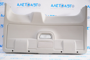 Lower trunk door trim Dodge Grand Caravan 11-20 gray, scratches, whitened plastic