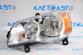 Headlight front left bare Dodge Grand Caravan 11-20 chrome