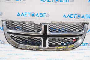 Radiator grill grill Dodge Grand Caravan 11-20 chrome, with emblem