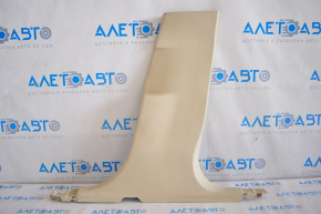 Center pillar trim lower right Lincoln MKZ 13-15 beige