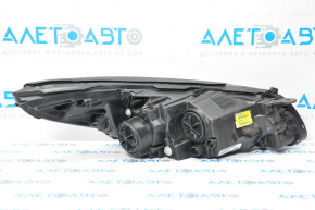Headlight front left bare Hyundai Sonata 15-17 halogen without fastening, for polishing, crack, Taiwan