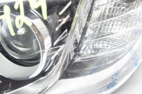 Headlight front left bare Hyundai Sonata 15-17 halogen without fastening, for polishing, crack, Taiwan