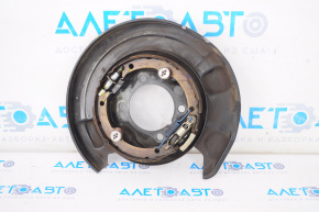 Rear left brake disc cover Lexus IS 14-15 with parking brake mechanism