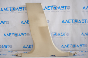 Center pillar trim lower left Lincoln MKZ 13-15 beige, rubbed
