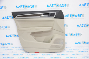 Door trim card front left VW Atlas 18-25 gray