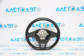 Naked steering wheel VW Atlas 18-18 leather, black, without buttons and overlay