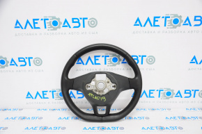 Naked steering wheel VW Atlas 18-18 leather, black, without buttons and overlay