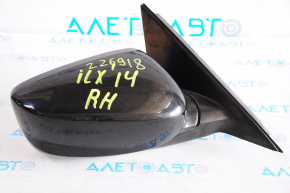 Side mirror right assembly Acura ILX 13-22 5 pins, black