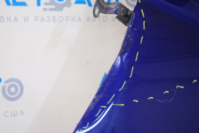 Front right wing Ford Mustang mk6 15-17 base blue, no fragment near headlight, dented near door