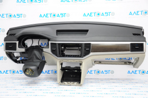 Torpedo front panel without AIRBAG VW Atlas 18-19 black with gray