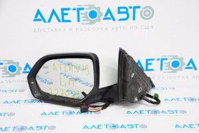 Left side mirror complete VW Atlas 18-18 10+2 pins, BSM, turn signal, white