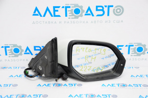 Side mirror right complete VW Atlas 18-18 6+2 pins, BSM, turn signal, white