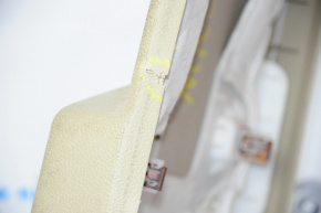 Center pillar trim lower left Ford Fusion mk5 13-16 beige, broken crepe, crack, scratches
