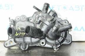 Water pump with thermostat housing VW Jetta 11-18 USA 1.4T