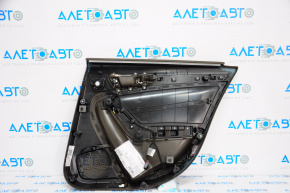Door trim card rear left Audi A4 B8 13-16 rest, brown with beige, sedan without curtain, scratches