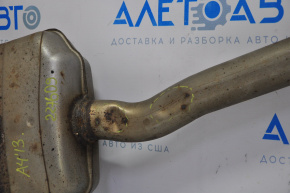 Muffler rear part resonator with barrel Audi A4 B8 13-16 rest 2.0T dented