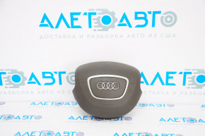 Airbag in steering wheel driver Audi A4 B8 13-16 rest, brown